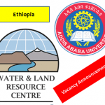 Water And Land Resource Centre (WLRC) Job Vacancy